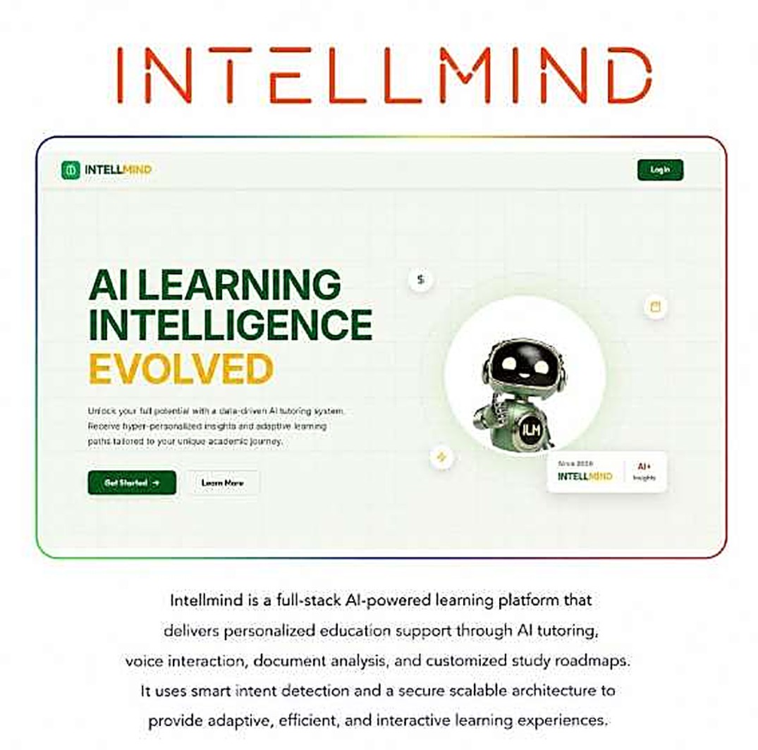 IntellMind — full-stack AI-powered learning platform