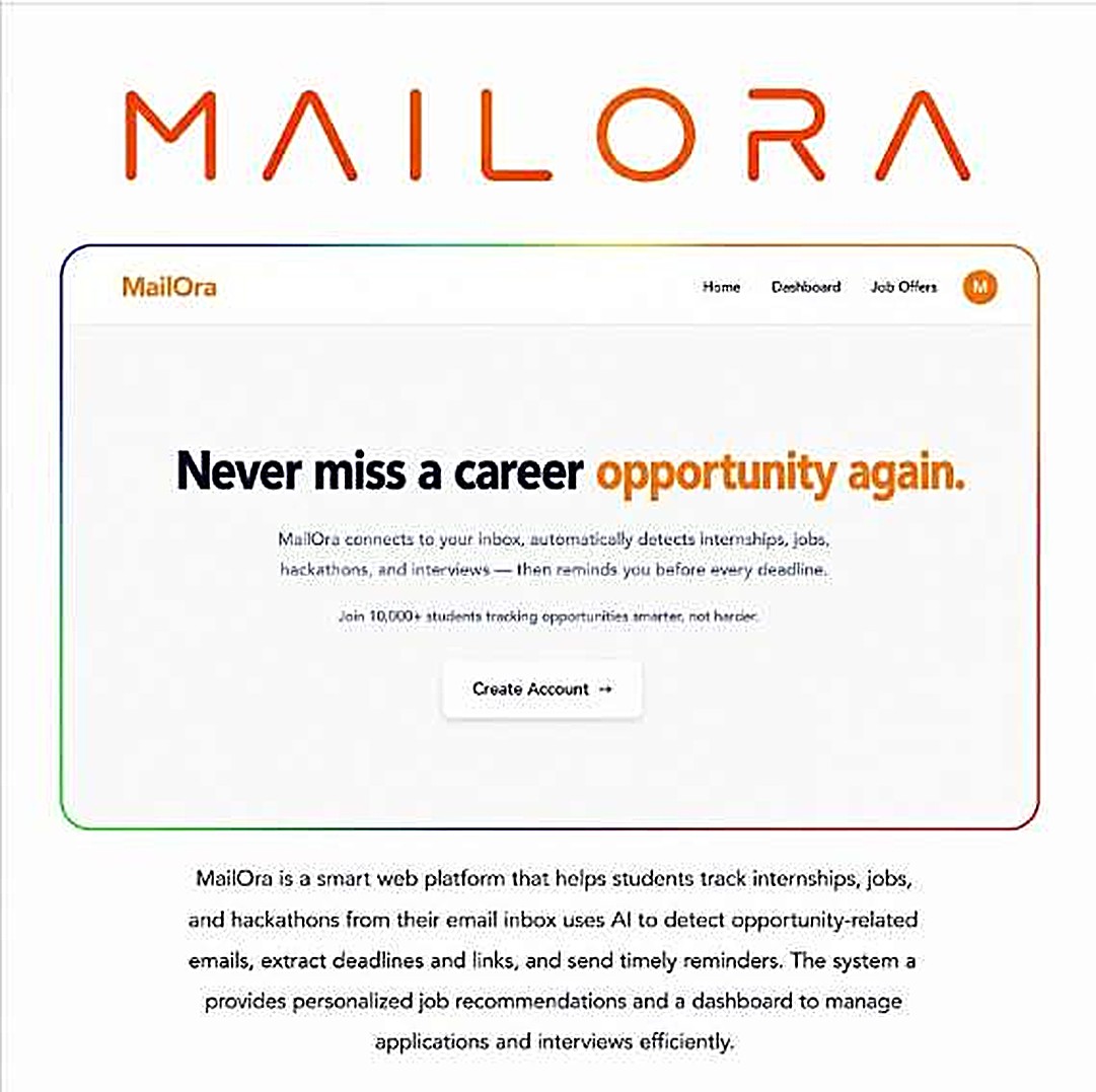 MailOra — AI inbox-based opportunity and deadline tracker