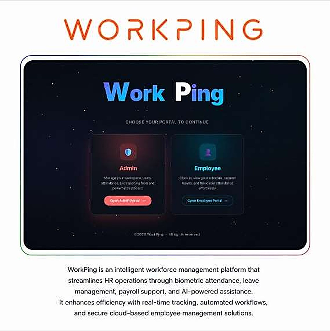 WorkPing — intelligent workforce management platform
